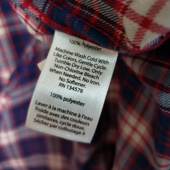 Vineyard Vines Mens Classic Fit Tucker Shirt Sz Large Red Blue Plaid - Picture 5 of 6